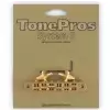 TonePros TP6-G - Tune-o-matic Bridge, mostek do gitary, z�oty