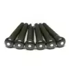 Graphtech LP-2122-60 - Traditional Style Bridge Pins, Black, White Inlay, pin (koek) do gitary akustycznej, czarny
