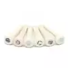 Graphtech PP-1000-00 - Presentation Style Bridge Pins - White - with Paua Shell Inlay, piny (ko�ki) do gitary akustycznej, komplet, bia�e
