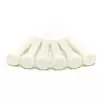 Graphtech PP-4000-00 - Presentation Style Bridge Pins - White - without Inlay, piny (ko�ki) do gitary akustycznej, komplet, bia�e
