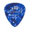 Dunlop Genuine Celluloid Classic Picks, Refill Pack, zestaw kostek gitarowych, perloid blue, heavy