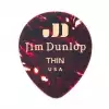 Dunlop Genuine Celluloid Teardrop Picks, Player′s Pack, zestaw kostek gitarowych, shell, thin