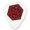 Dunlop Dirty Donny II Picks, zestaw kostek gitarowych, Icosahedron motive, white 1.00 mm