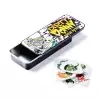 Dunlop Dirty Donny Pick Tin, zestaw kostek gitarowych, assorted motives, white, 1.00 mm