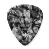Dunlop Genuine Celluloid Classic Picks, Player′s Pack, zestaw kostek gitarowych, perloid black, extra heavy