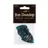 Dunlop Genuine Celluloid Classic Picks, Player′s Pack, zestaw kostek gitarowych, turquoise, heavy