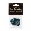 Dunlop Genuine Celluloid Classic Picks, Player′s Pack, zestaw kostek gitarowych, turquoise, medium