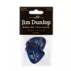 Dunlop Genuine Celluloid Classic Picks, Player′s Pack, zestaw kostek gitarowych, perloid blue, heavy