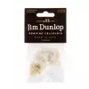 Dunlop Genuine Celluloid Classic Picks, Player′s Pack, zestaw kostek gitarowych, perloid white, extra heavy