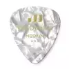 Dunlop Genuine Celluloid Classic Picks, Refill Pack, zestaw kostek gitarowych, perloid white, medium