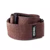 Dunlop Ribbed Cotton Strap - Chocolate, pasek gitarowy
