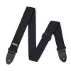 Dunlop Ribbed Cotton Strap ″ Black, pasek gitarowy