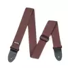 Dunlop Ribbed Cotton Strap - Chocolate, pasek gitarowy