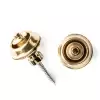 Dunlop Straplok - Traditional Strap Retainer System, 1 Set, brass