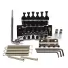 Graphtech Ghost PN-0080-C0 - Loaded LB63 Floyd Rose Style Tremolo System - Chrome mostek do gitary