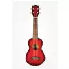 Kala Makala Dolphin Ukulele sopranowe Red Burst + Non Woven Bag