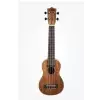 KALA Gloss Mahogany Long Neck Ukulele sopranowe, + Bag (UB-C)