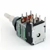 MEC 16 mm Potencjometr gitarowy R1=A 25 K-R2=A 100 K-DPDT switch