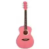 Luna Aurora Borealis 3/4 PNK - gitara akustyczna 3/4