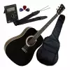 Soundsation AGPKG100 BK Pack gitara akustyczna plus zestaw akcesori�w