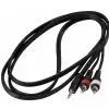 RockCable Patch Cable - 2 x RCA to TRS Jack (3.5 mm / 1/8) - 1.8 m / 5.9 ft.