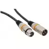 RockCable przewd mikrofonowy  - XLR (male) / XLR (female), color coded - 0.5 m / 1.6 ft.