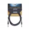 RockBoard Flat kabel instrumentalny , Black, 300 cm, straight/straight