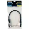 RockCable Patch Cable - angled TS (6.3 mm / 1/4), diameter 6 mm / 2/8 - 30 cm / 17 13/16