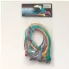 RockCable Patch Cable - angled TS (6.3 mm / 1/4), multi-color, 6 pcs. - 60 cm / 23 5/8