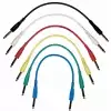 RockCable Patch Cable - straight TS (6.3 mm / 1/4), multi-color, 6 pcs. - 30 cm / 11 13/16