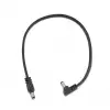 RockBoard Flat Power Cable - Black 30 cm / 11.81  angled/straight