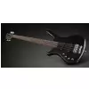 RockBass Corvette Basic 4-String, Nirvana Black Transparent Satin, Active, Fretted, Lefthand gitara basowa RockBass Corvette Basic 4-String, Nirvana Black Transparent Satin, Active, Fretted, Lefthand gitara basowa