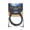 RockBoard Flat kabel instrumentalny , Black, 300 cm, angled/angled