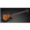 RockBass Corvette Classic 5-str. Almond Sunburst Transparent High Polish, Active, Fretted gitara basowa
