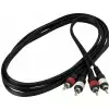 RockCable Patch Cable - 2 x RCA to 2 x RCA - 1.8 m / 5.9 ft.