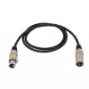 RockCable przewd mikrofonowy  - XLR (male) / XLR (female), color coded - 1 m / 3.3 ft.