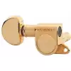 Grover Mini Rotomatics Guitar Machine Heads, Gold / 3 + 3 klucze gitarowe