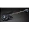 RockBass Streamer Standard 4-String, Nirvana Black Transparent Satin, Fretted gitara basowa