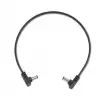 RockBoard Flat Power Cable - Black 30 cm / 11.81  angled/angled