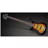 RockBass Corvette Classic 4-String, Almond Sunburst Transparent High Polish, Active, Fretted, Lefthand gitara basowa