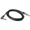 RockCable kabel instrumentalny - angled TS (6.3 mm / 1/4), black - 3 m / 9.8 ft.