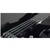 RockBass Vampyre Dark Lord 4-String, Solid Black High Polish, Fretted gitara basowa