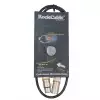 RockCable przewd mikrofonowy  - XLR (male) / XLR (female), color coded - 1 m / 3.3 ft.