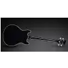 RockBass Star Bass Maple 5-str. Solid Black High Polish, Fretted - Long Scale - Lefthand gitara basowa