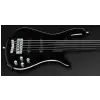 RockBass Streamer NT I 5-str. Solid Black High Polish, Fretless gitara basowa