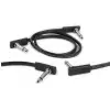 RockBoard Flat Patch Cable, Black, 140 cm