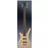 RockBass Corvette Premiuim 5-str. Natural Transparent High Polish, Active, Fretted, Lefthand gitara basowa