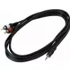 RockCable Patch Cable - 2 x RCA to TRS Jack (3.5 mm / 1/8) - 1.8 m / 5.9 ft.