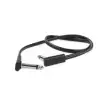 RockBoard Flat Patch Cable, Black, 140 cm