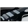 RockBass Star Bass Maple 4-String, Solid Black High Polish, Fretless - Medium Scale gitara basowa